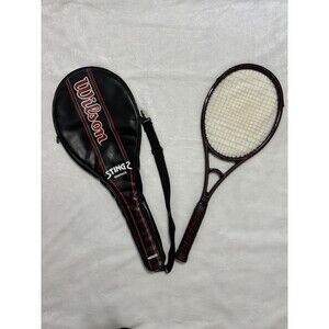 Wilson Midsize Graphite Sting 2 Tennis Racquet 4 1/2 Leather Grip